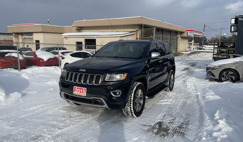 
								2015 Jeep Grand Cherokee Limited 4WD 4 Dr Auto V6 , 3.6L Alloy Wheels Heated Seats Bluetooth Navigaction Rear View Camra Power Tailgate Certified full									