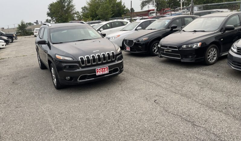 
								2016 Jeep Cherokee Limited SUV 4 Dr Auto V6 , 3.2L Leather Sunroof Alloy Wheels Heated Seats Bluetooth Rear View Camra Certified full									