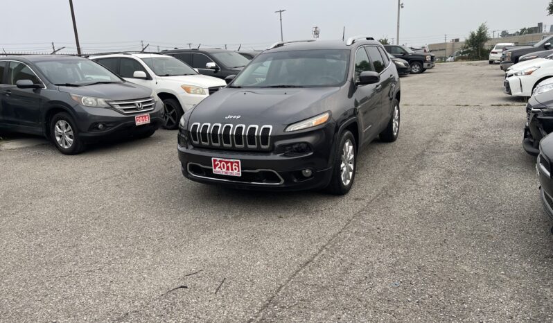 
								2016 Jeep Cherokee Limited SUV 4 Dr Auto V6 , 3.2L Leather Sunroof Alloy Wheels Heated Seats Bluetooth Rear View Camra Certified full									