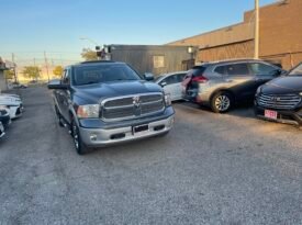 2012 DODGE RAM 1500 4WD LARAMIE V8 ,5.7L QUAID Cab 6.4FT BOX 4 Dr Auto 5 Passenger Leather Sunroof Alloy Wheels Bluetooth Rear View Camra Navigaction Certified
