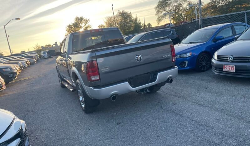
								2012 DODGE RAM 1500 4WD LARAMIE V8 ,5.7L QUAID Cab 6.4FT BOX 4 Dr Auto 5 Passenger Leather Sunroof Alloy Wheels Bluetooth Rear View Camra Navigaction Certified full									